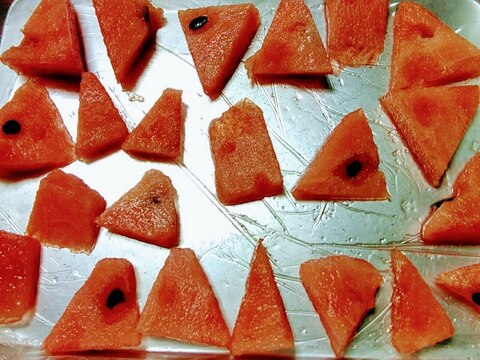 スイカの長期保存